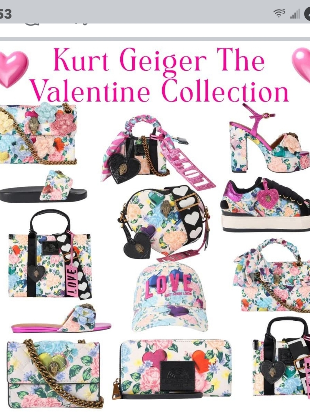 Kurt Gieger Valentine Day Limited Edition        Love Set Braclet & Ring Size 8 - Picture 11 of 11